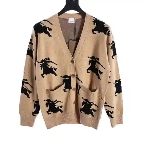 BBR/Burberry Equestrian Rider - Cárdigan para mujer