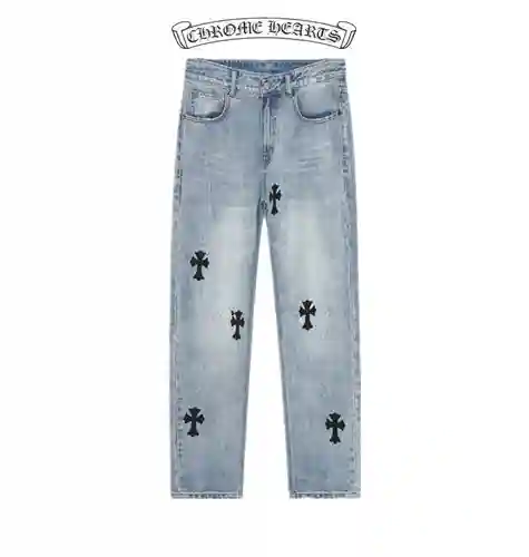 Vaqueros CH/Croxin con lavado cruzado, mismo estilo para hombre y mujer