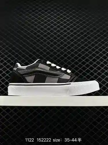 Vans Knu-Skool Knu-Skool Zapatillas deportivas informales vulcanizadas retro de caña baja de la seri