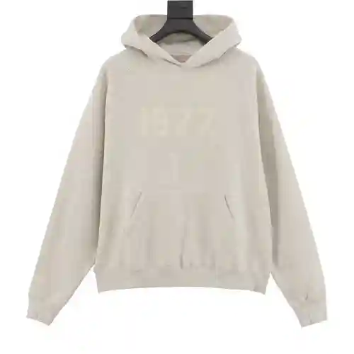 FEAR OF*GOD double line ESSENTIALS high street 1977 digital flocking hooded sweatshirt
