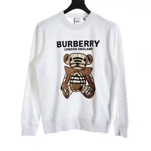 Sudadera con cuello redondo y osito bordado BBR/Burberry
