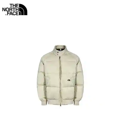 Chaqueta de plumón bordada con cuello alto y plumón de pato blanco 22FW de TNF/North Face