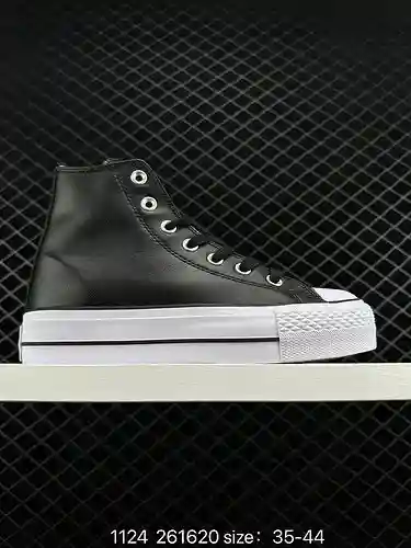 Zapatos Converse Chuck 97 de suela gruesa, etiqueta redonda, calzado casual alto y bajo. La tela de 