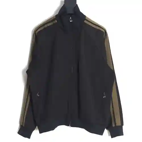 BV Bottega Veneta chaqueta lateral con cintas en verde oliva