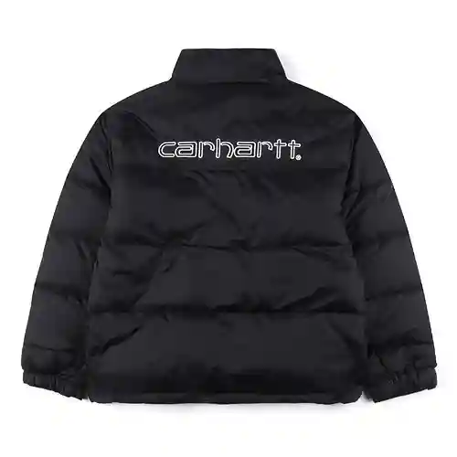 Carhartt WIP chaqueta de plumas sencilla con bloques de color y cuello alto