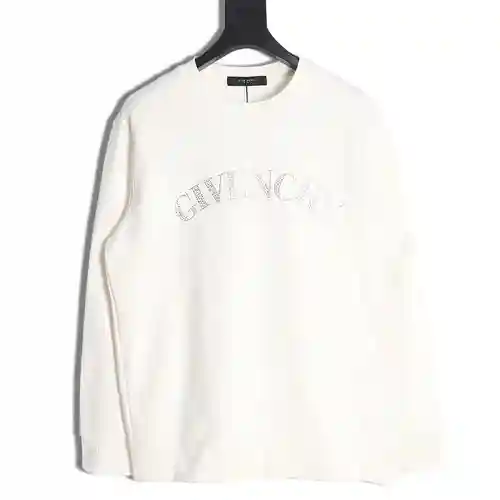 Sudadera con cuello redondo y letras de rombos GVC Givenchy 23FW