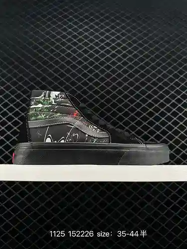 3 Vans SK8 HI zapatillas altas con punta redonda Vans Disney, coloridas, cómodas, resistentes al des