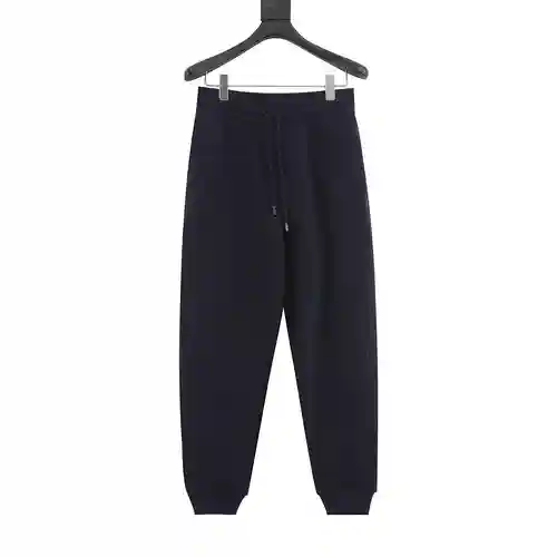 Loe*we/Luo Yiwei pantalones oscuros de polar con logo en relieve