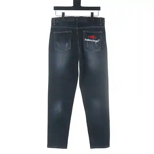 Balenciaga BLCG 23Fw 3M vaqueros bordados