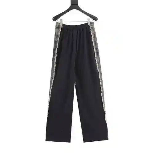 BLCG 23FW jeans desgastados con patchwork
