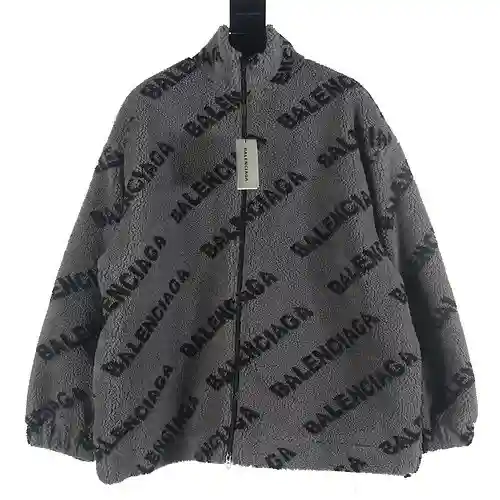 Balenciaga BLCG 23Fw chaqueta sherpa de bombardeo