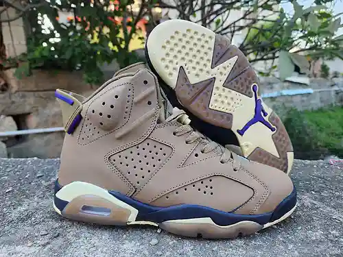Air Jordan 6 jordan6 alto superior marrón 40---47