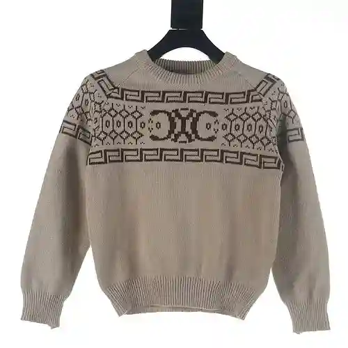 Jersey Celine CE Arc de Triomphe de cuello redondo para mujer