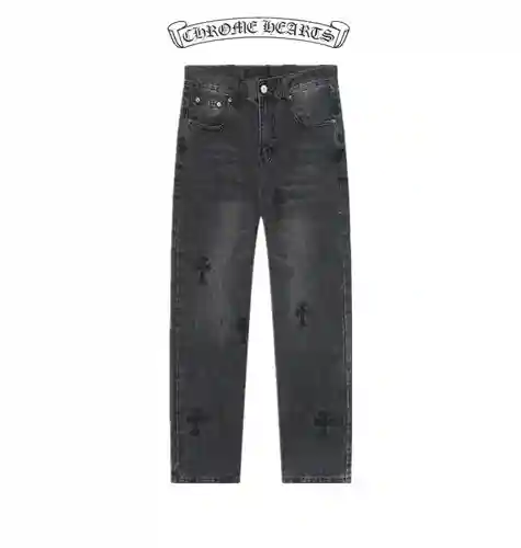 CH/ Croix Heart Cross Wash Jeans, Mismo Estilo para Hombres y Mujeres