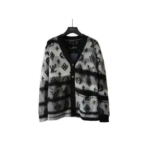 Cárdigan íntegramente de lana mohair LV Louis Vuitton 23FW