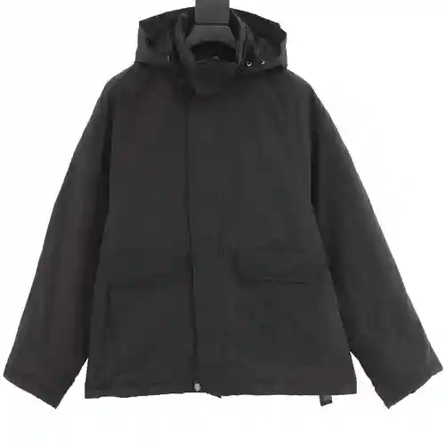 Chaqueta cortavientos acolchada con dos bolsillos Blcg