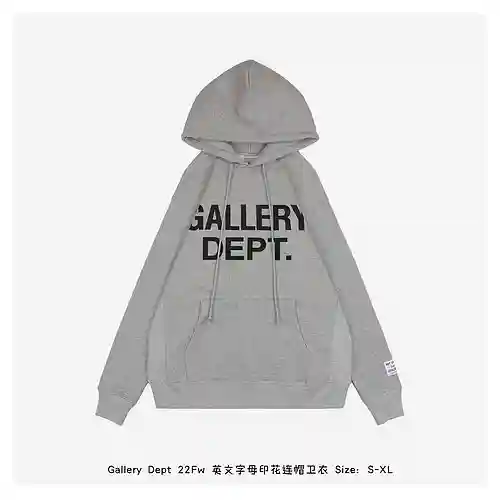 Sudadera con capucha y estampado de letras inglesas GD 22Fw