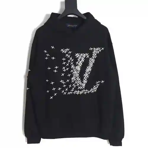 Sudadera con capucha y estampado de aviones LV Louis Vuitton