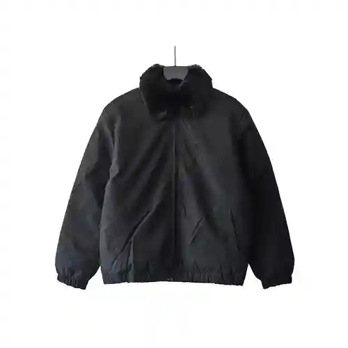 Chaqueta de plumón BBR con cuello de lana Supreme 22SS para hombre y mujer