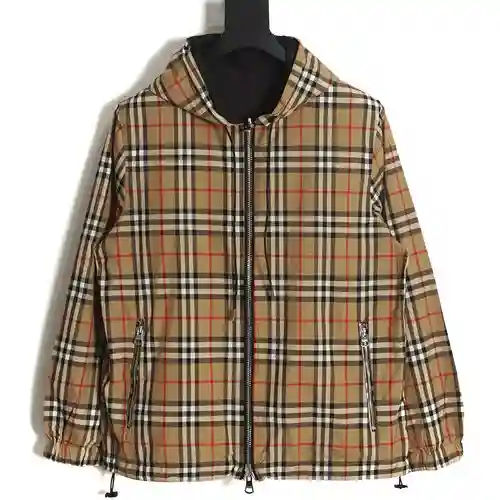 BBR Burberry chaqueta clásica reversible a cuadros pequeños