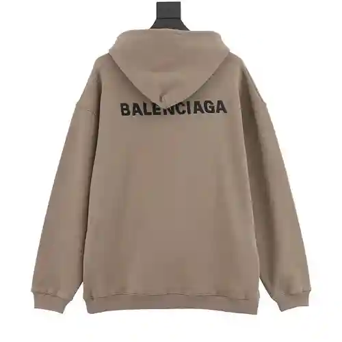 Sudadera con capucha blcg y letras bordadas delante y detrás