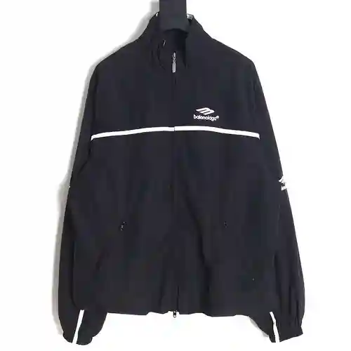 BLCG Balenciaga 23FW 3M chaqueta deportiva tejida bordada