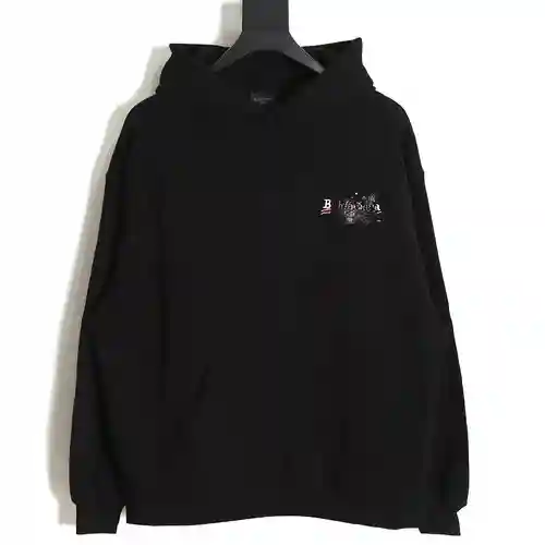 BLCG Balenciaga 22FW Sudadera con capucha de coca laminada