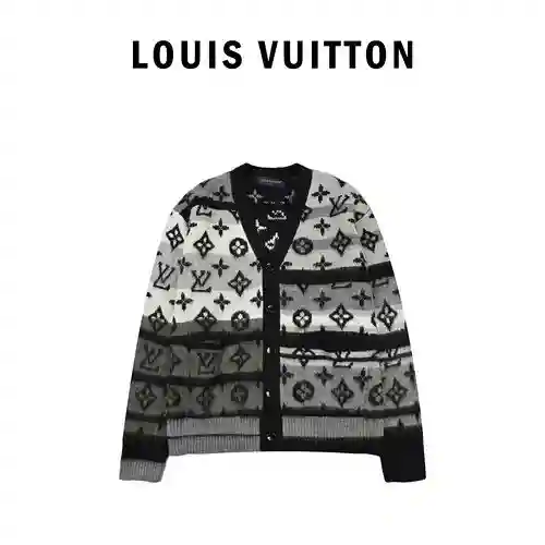 Cárdigan íntegramente de lana mohair LV Louis Vuitton 23FW
