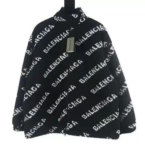 Balenciaga BLCG 23Fw chaqueta sherpa de bombardeo