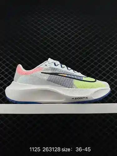 4 Las zapatillas de correr ultraligeras para hombre Nike Nk Zoom Fly se combinan con espuma REACT. L