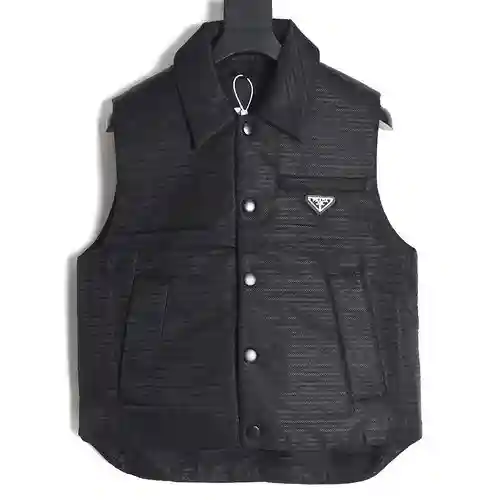 Chaleco de algodón con bolsillo con cremallera oculta PRD 23FW
