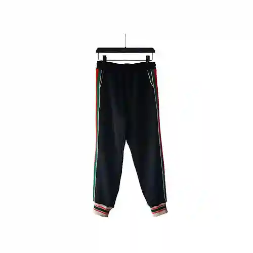 Pantalones de traje con cintas clásicas y logo de G*cci/Gucci