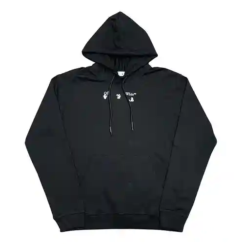 Sudadera con capucha con estampado de flechas que se disuelve en degradado O*FF-W*HITE, el mismo est