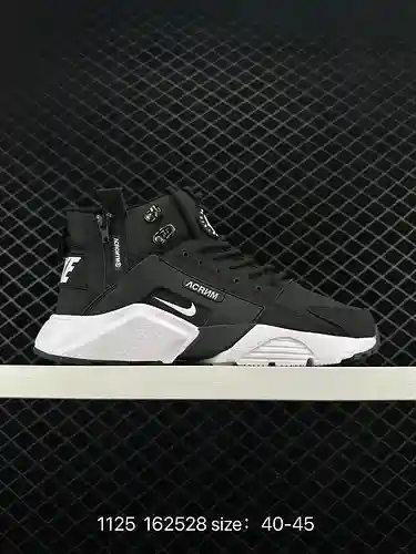 4 ¡Zapatillas deportivas funcionales con cremallera alta NIKE Air Huarache City Mid Lea Wallace! 622
