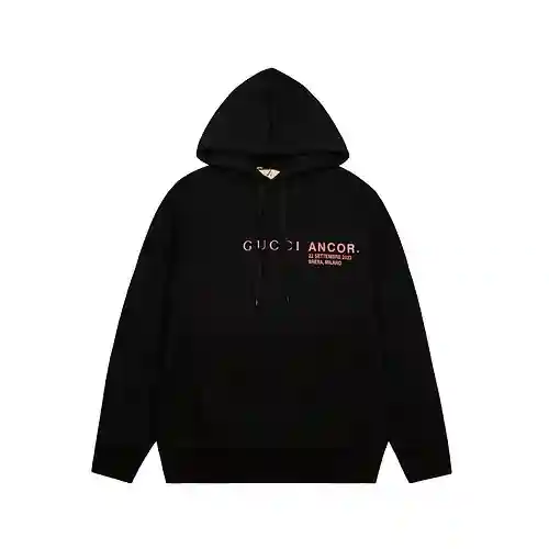 Gucci 24ss show Ancora sudadera con capucha negro