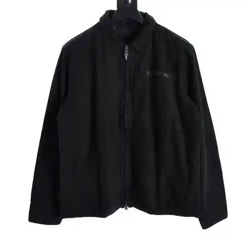 Chaqueta CH Sanskrit con letras negras y cremallera