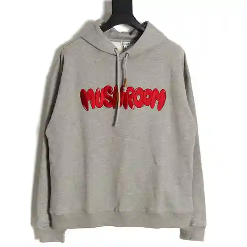 Loe*we 23FW sudadera con capucha y letra de hongo bordada