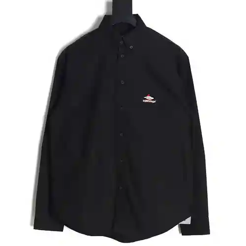 BLCG Balenciaga 23FW camisa con LOGO estampado superpuesto