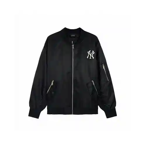 Chaqueta bomber con logo bordado de MLB NY