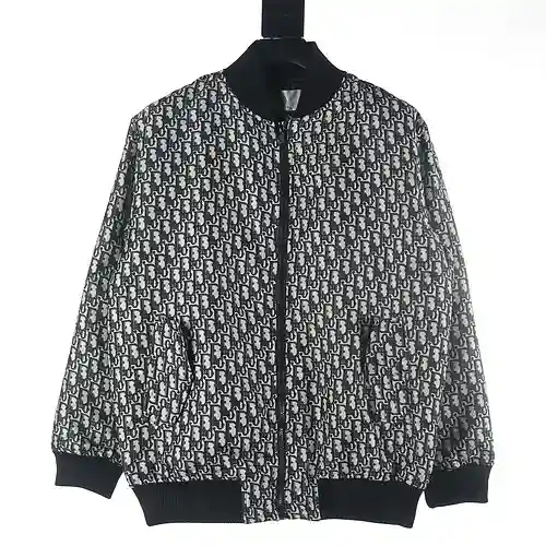 Dior CD chaqueta acolchada con estampado de presbicia