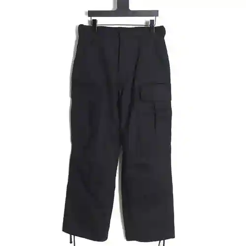 PRA*DA Prada 23FW pantalones tipo peto con logo triangular