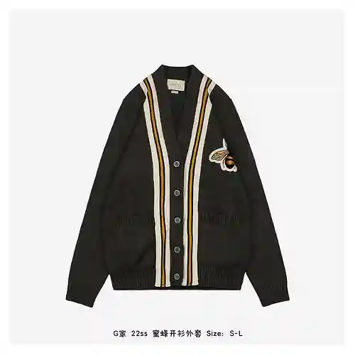 Chaqueta tipo cárdigan con diseño de abeja de G home 22ss
