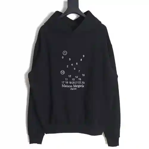 Sudadera con capucha digital MM Margiela