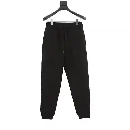 Loe*we/Luo Yiwei pantalones oscuros de polar con logo en relieve