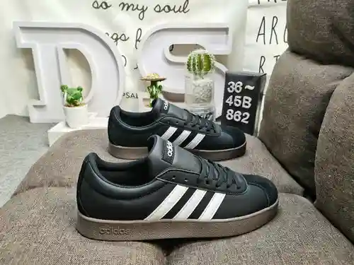 862D Adidas VL Court 2.0 NEO series zapatillas casual transpirables, cómodas y ligeras