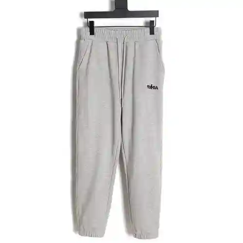 Pra*da 23FW pantalones con bordado de villano