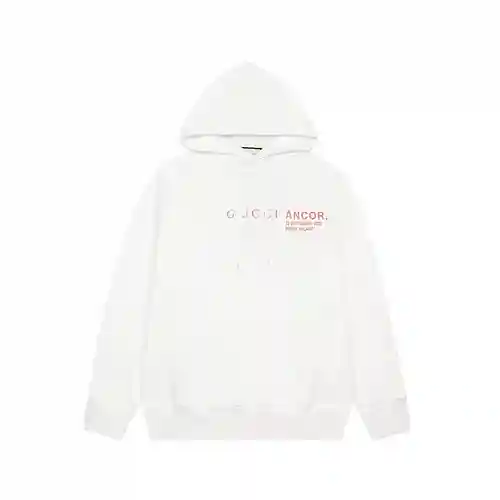 Sudadera con capucha Gucci 24ss show Ancora blanco