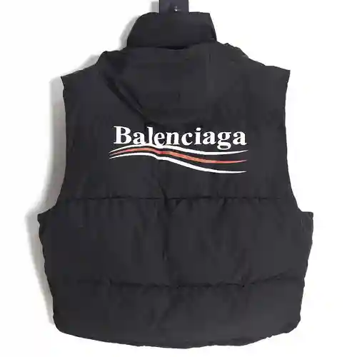 Balenciaga BLCG 23FW Chaleco de plumas Coke Wave