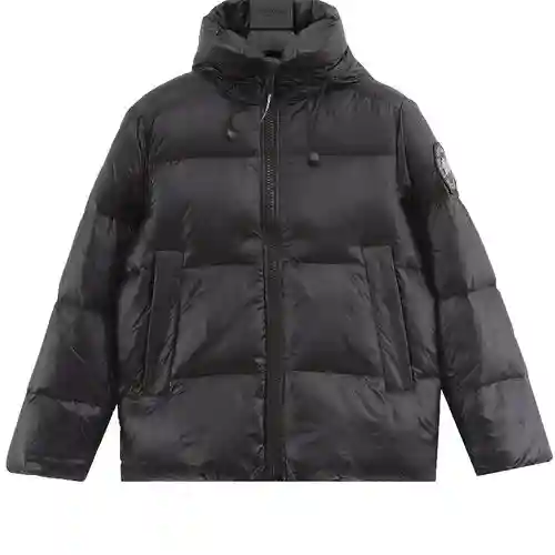 Chaqueta de plumas con capucha Canada Goose Classic Black Label