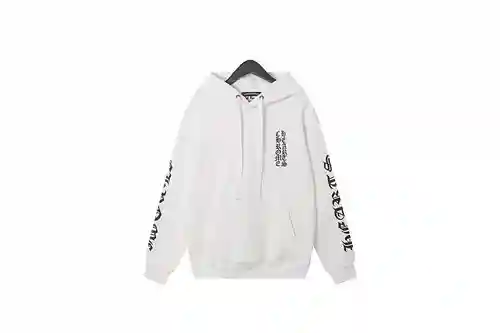 Sudadera con capucha CH/Cro Xin con estampado oscuro por todas partes y sánscrito impreso, mismo est